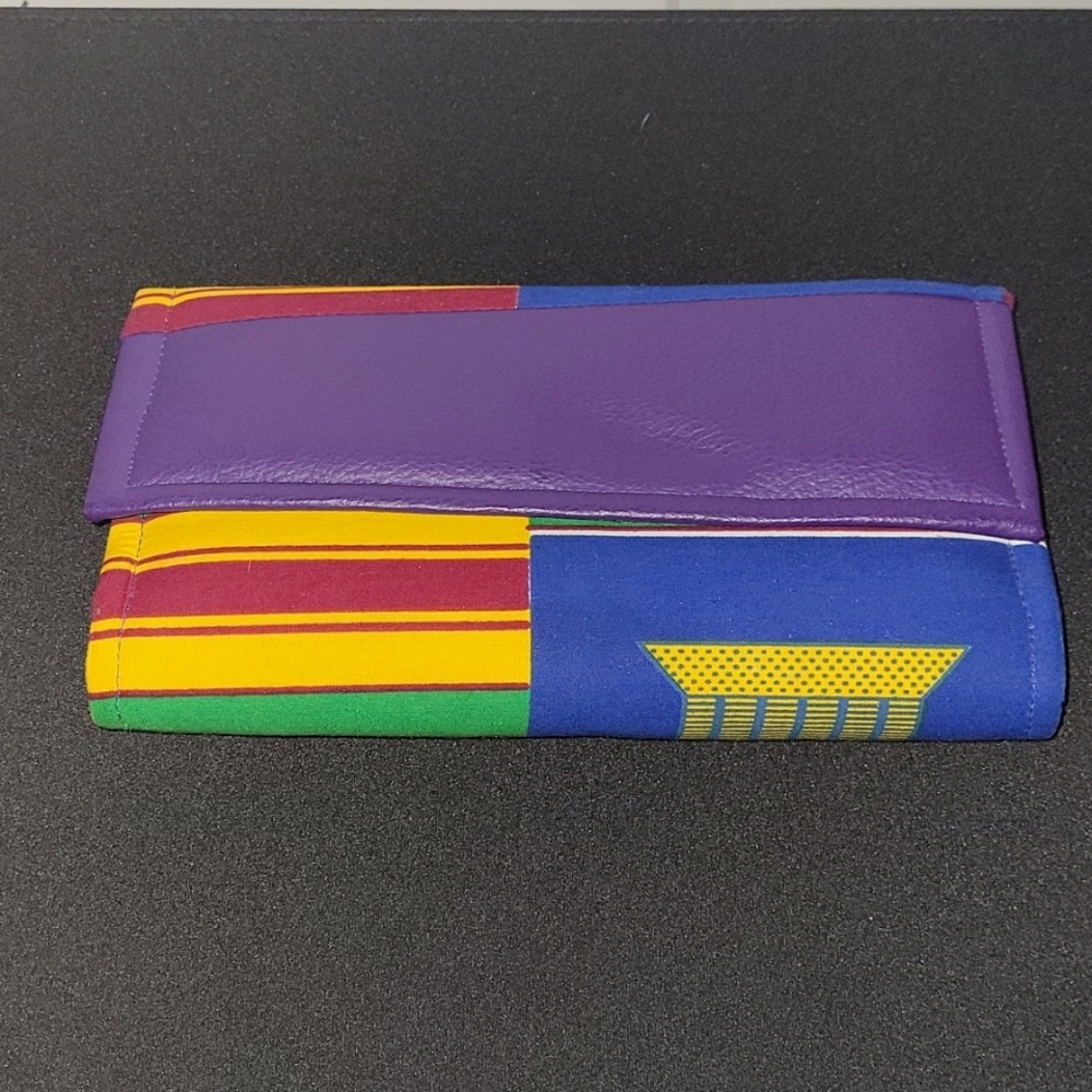 Women's Clutch- Multi Colored African Fabric